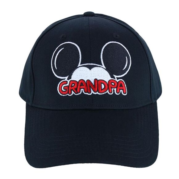 Disney Men's Mickey Mouse Grandpa Fan Baseball Cap - Picture 1 of 3